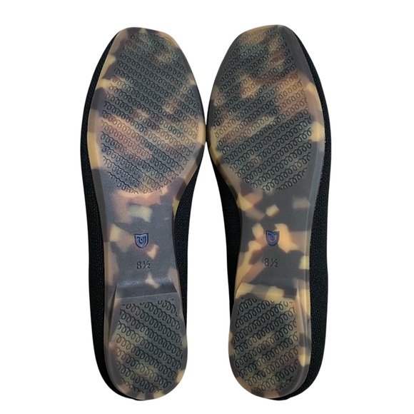 Rothy’s 8.5 Black The Max Square Flats - Picture 11 of 11